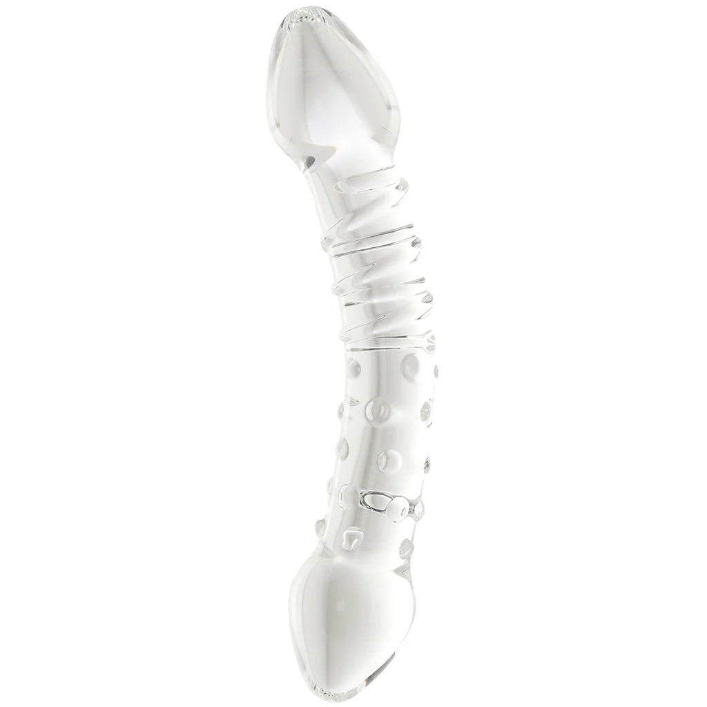 Clarity Celestial Bliss Swirly Glass Dildo - Image 3