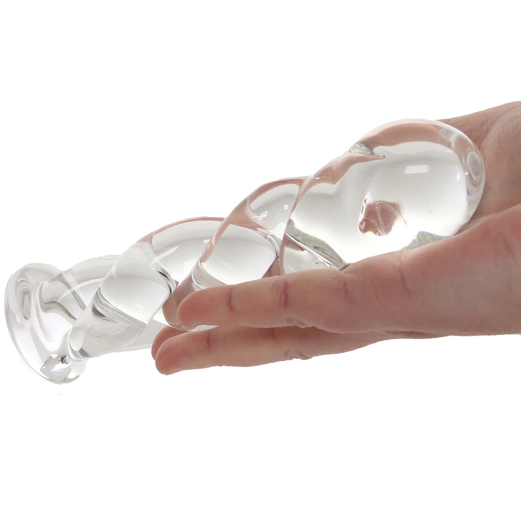 Clarity Seraphic Braid Glass Dildo - Image 6