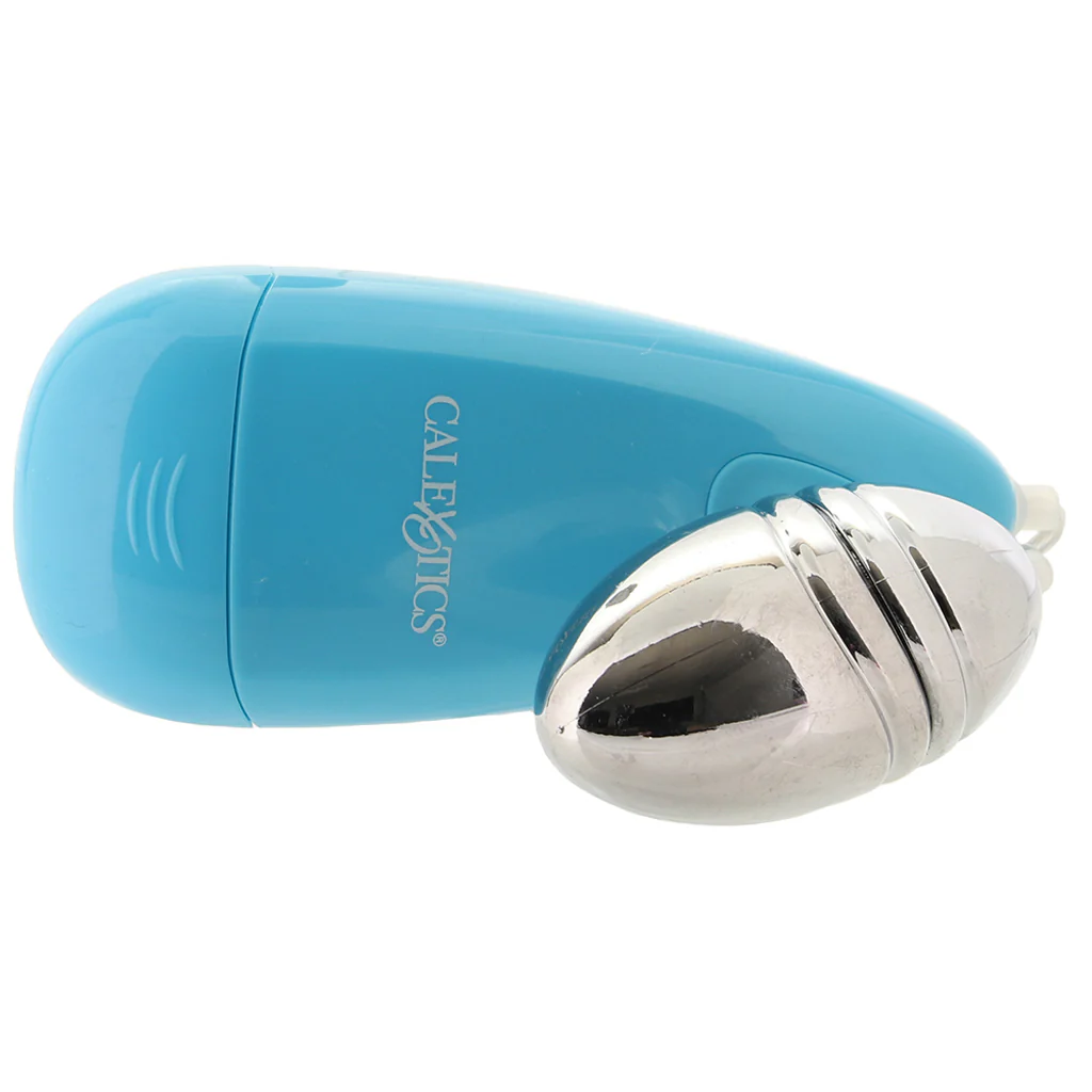 Classic Waterproof Gyrating Bullet Vibe in Blue - Image 3