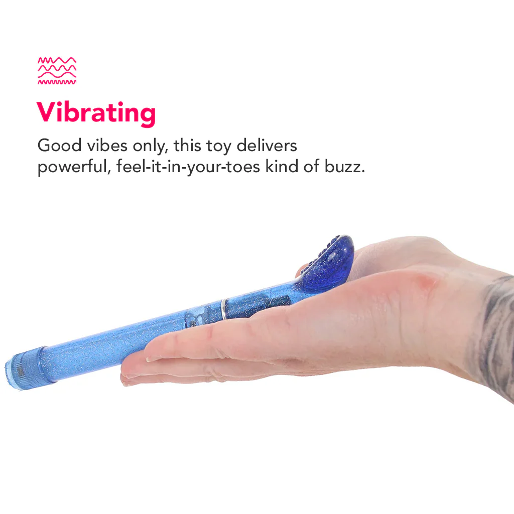 Clit Exciter Slimline Vibe in Blue - Image 4