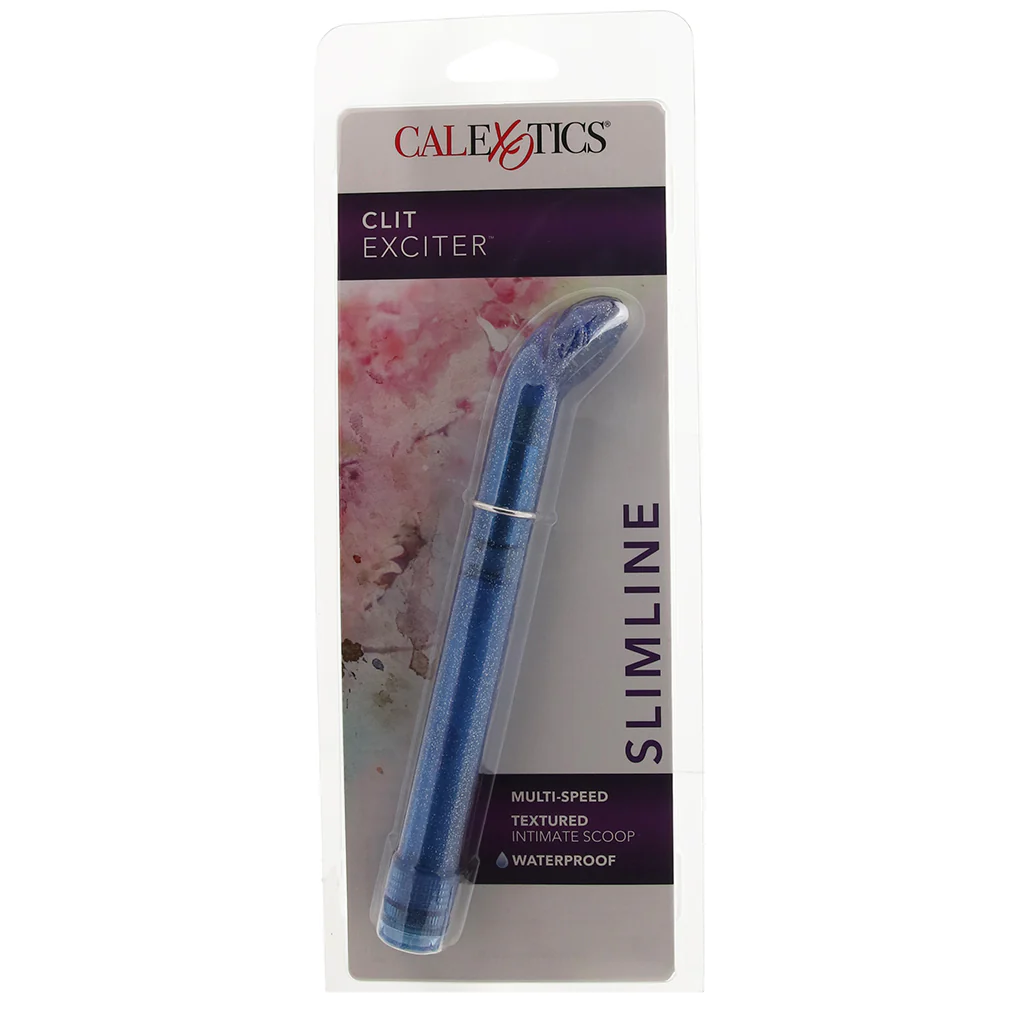 Clit Exciter Slimline Vibe in Blue - Image 9