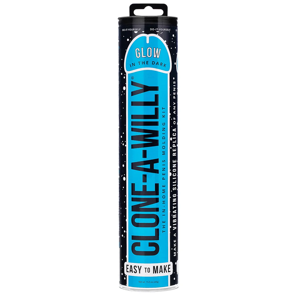 Clone-A-Willy Glow in the Dark in Blue - Image 9