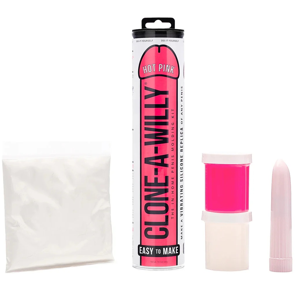 Clone-A-Willy Vibrator Kit in Hot Pink - Image 3