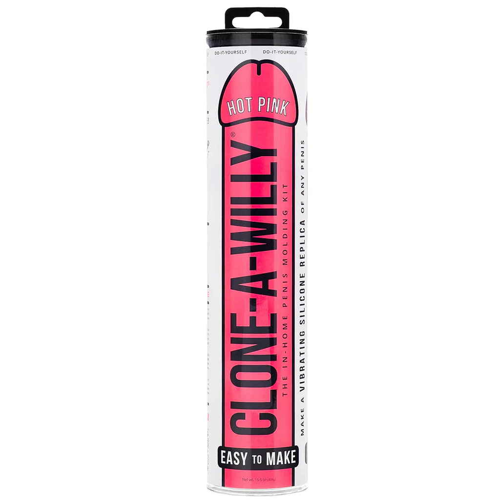 Clone-A-Willy Vibrator Kit in Hot Pink - Image 9