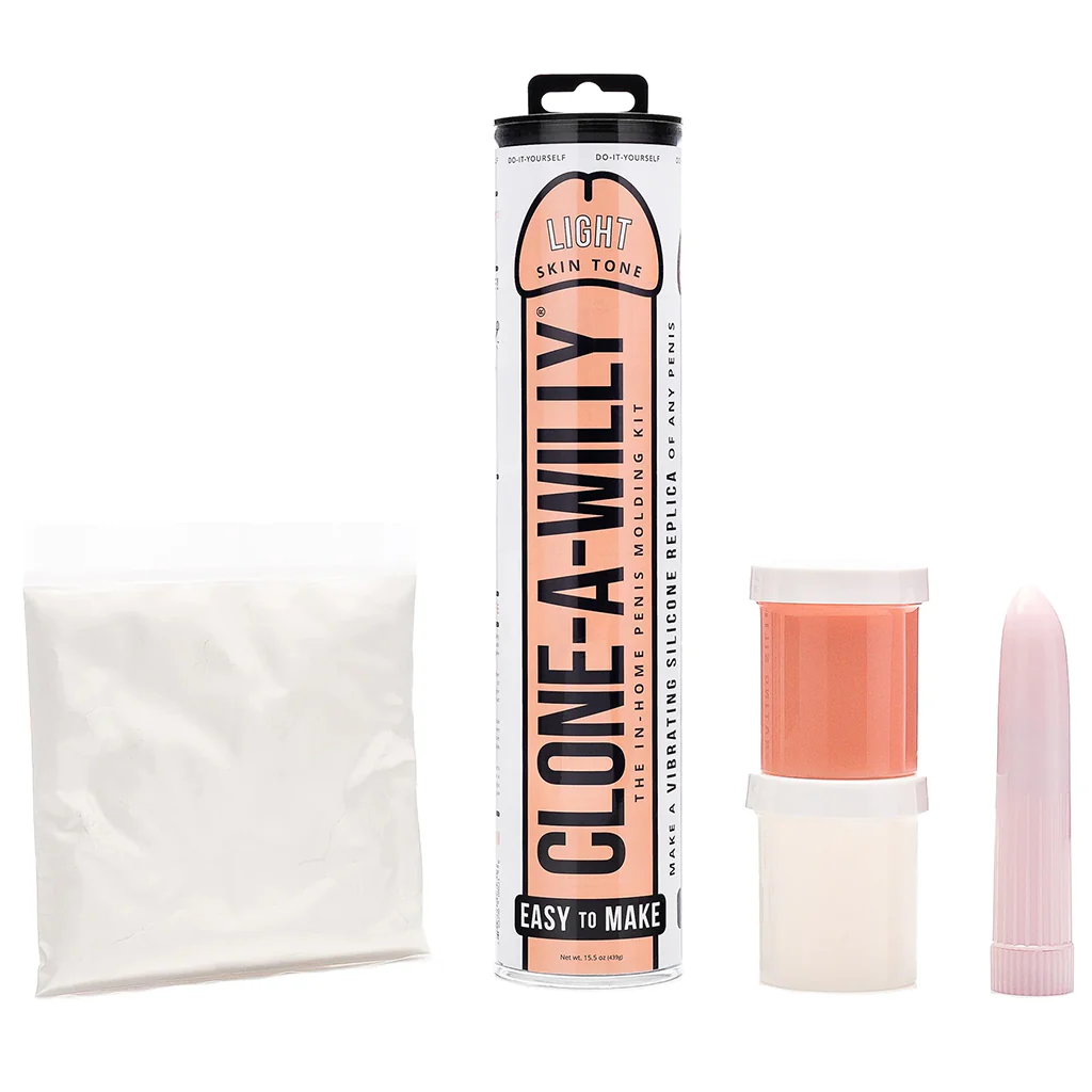 Clone-A-Willy Vibrator Kit in Light Skin Tone - Image 3
