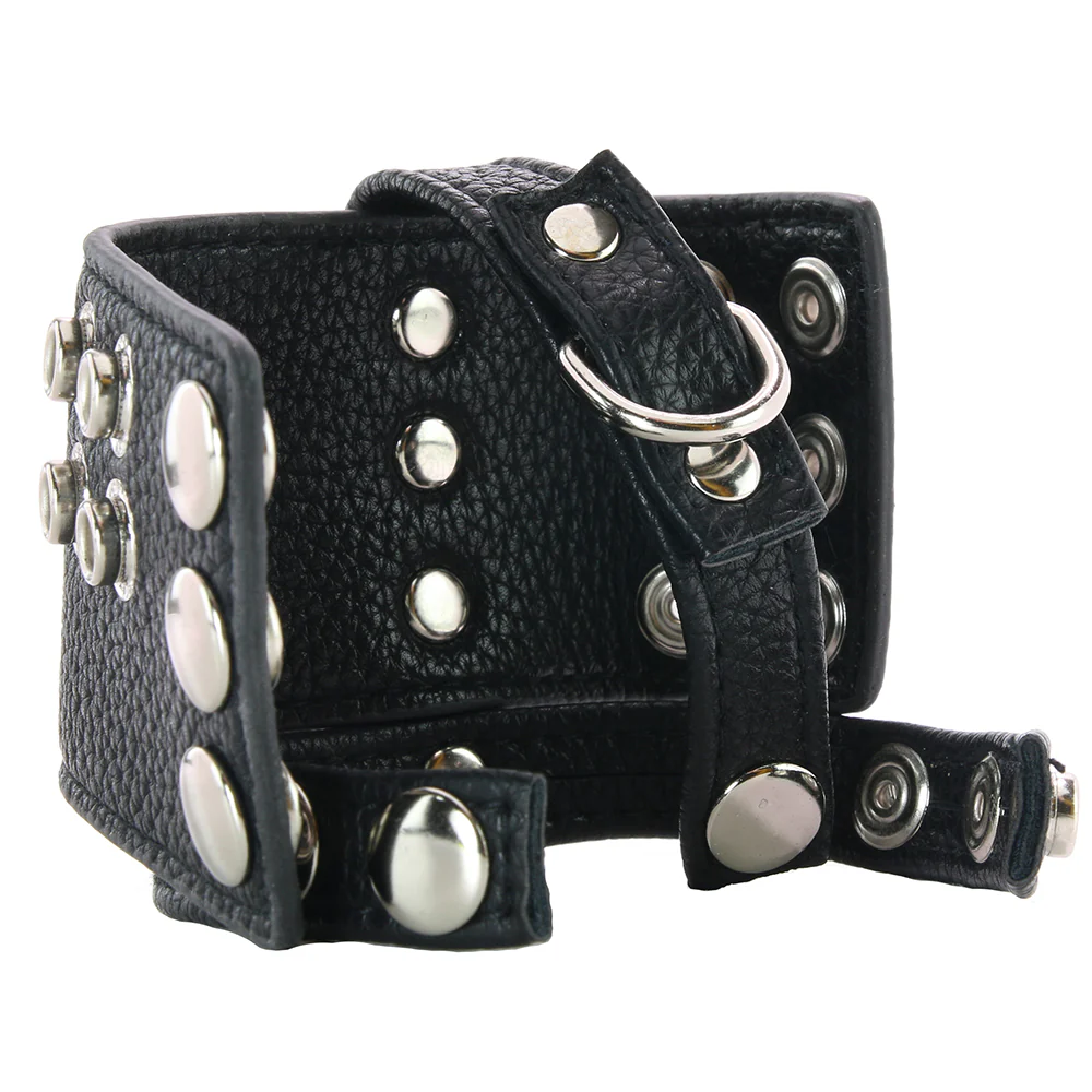Blue Line Cock Ring with 2 Inch Ball Stretcher & Weight Rin - Image 4