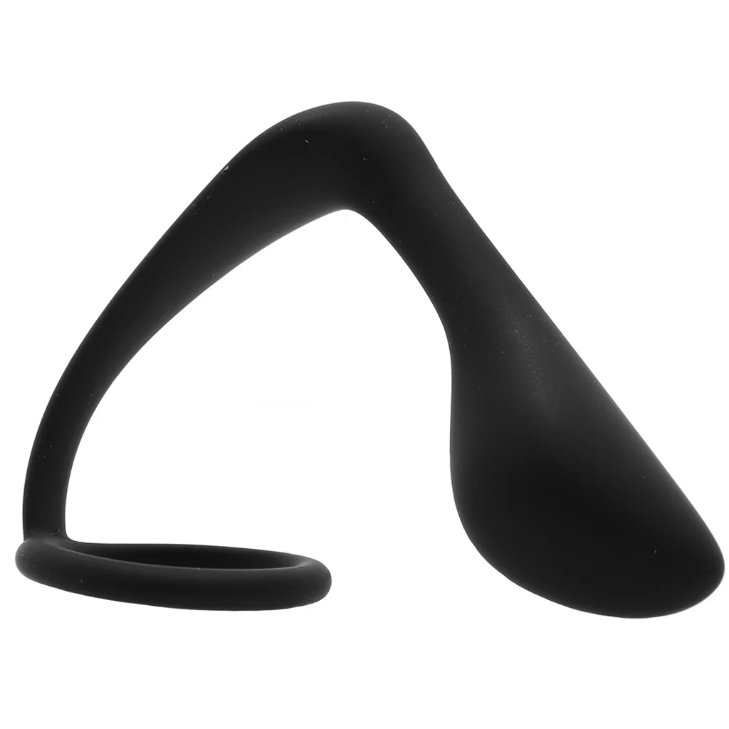 Cock Ring with P-Spot Plug - Image 3
