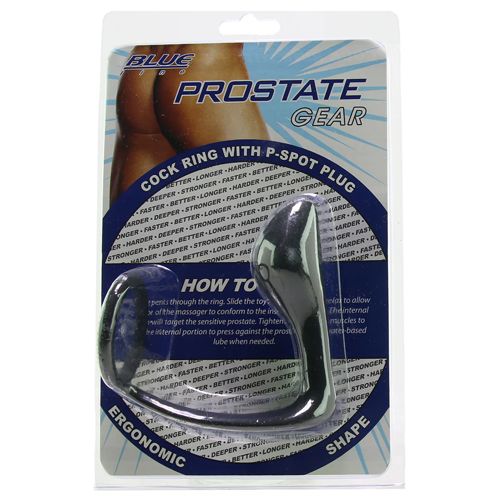 Cock Ring with P-Spot Plug - Image 6