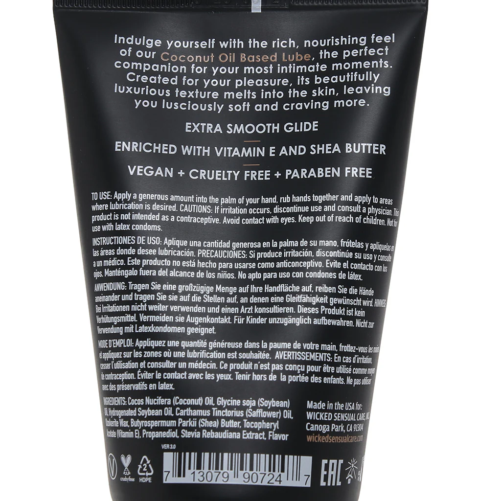 Coconut Oil Based Lube in 4oz/120ml - Image 7