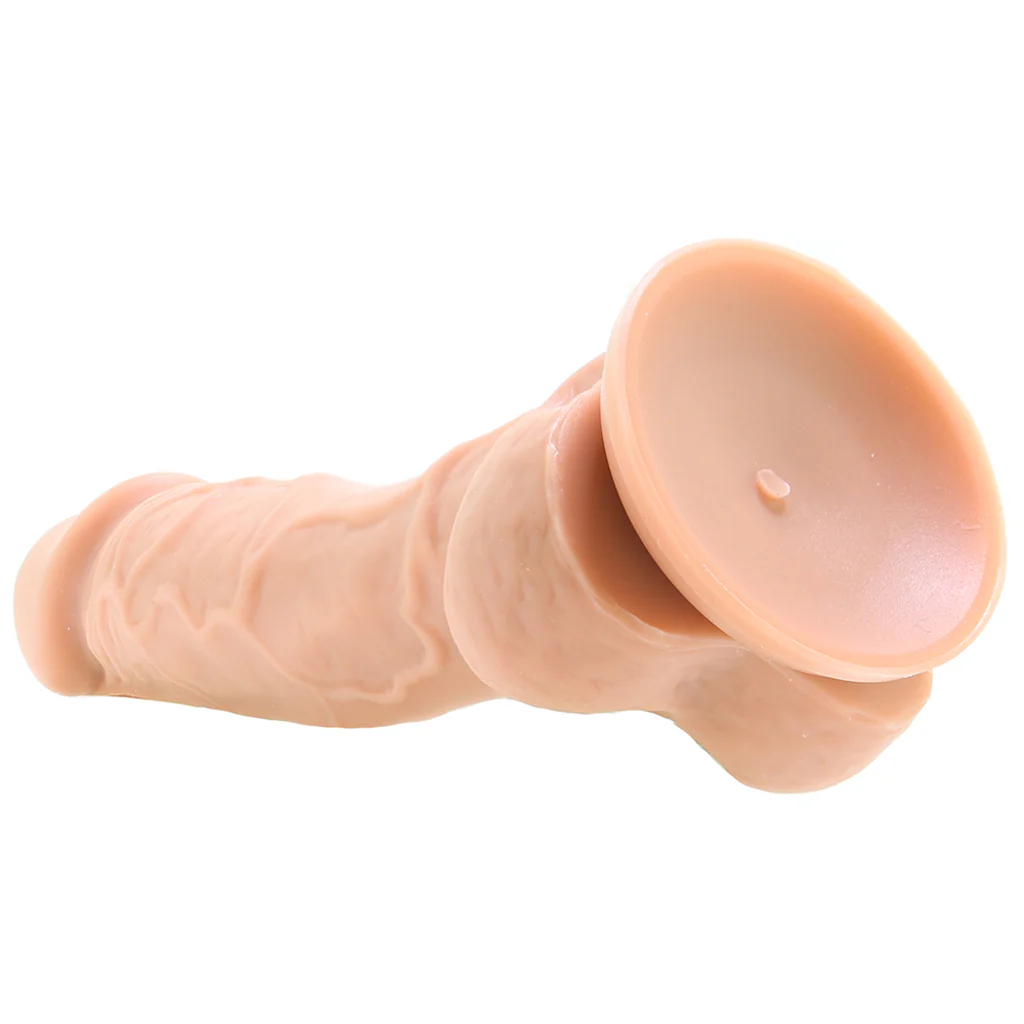Colours 5 Inch Dual Density Silicone Dildo in White - Image 5