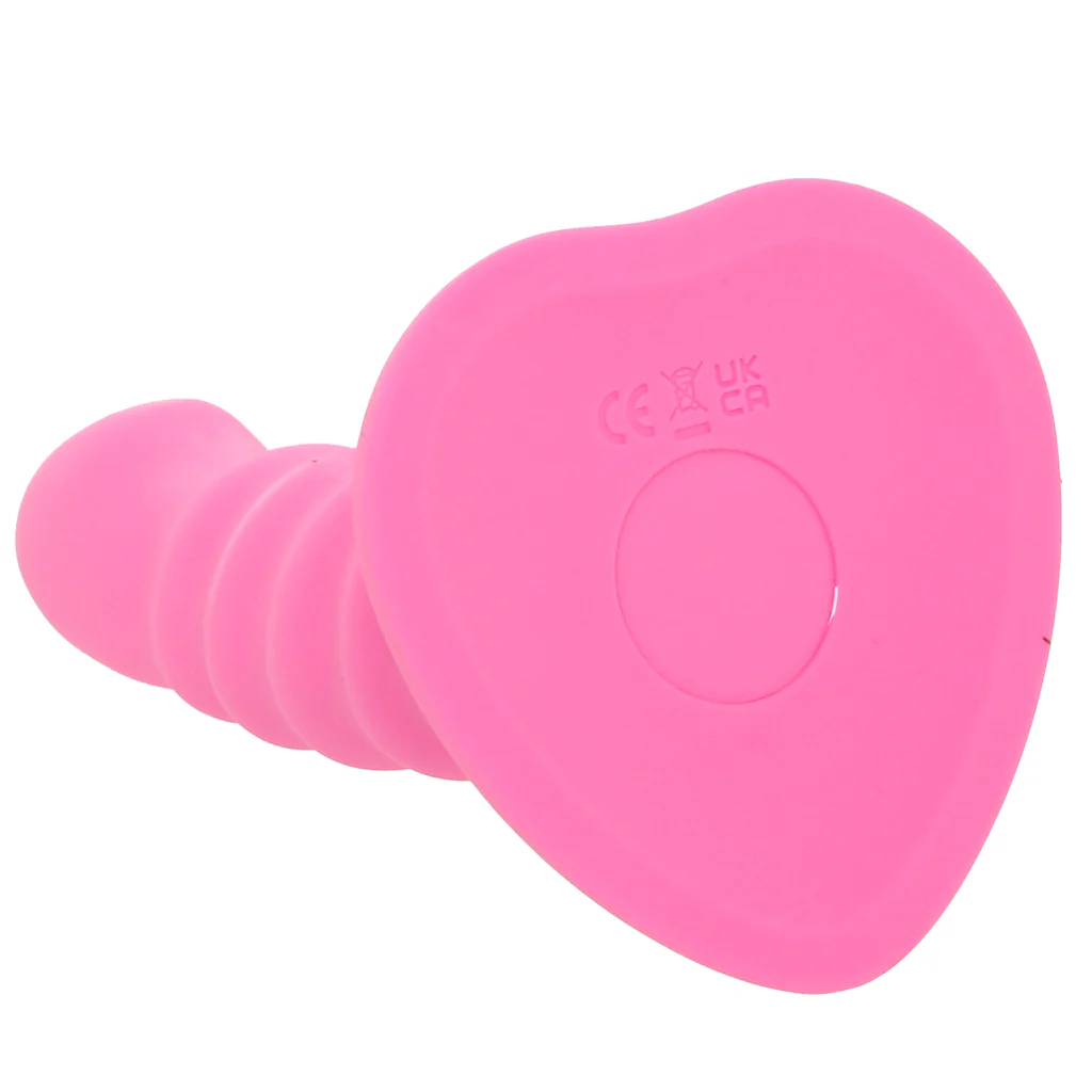 Colours 5 Inch Ribbed Remote Vibe in Pink - Image 5