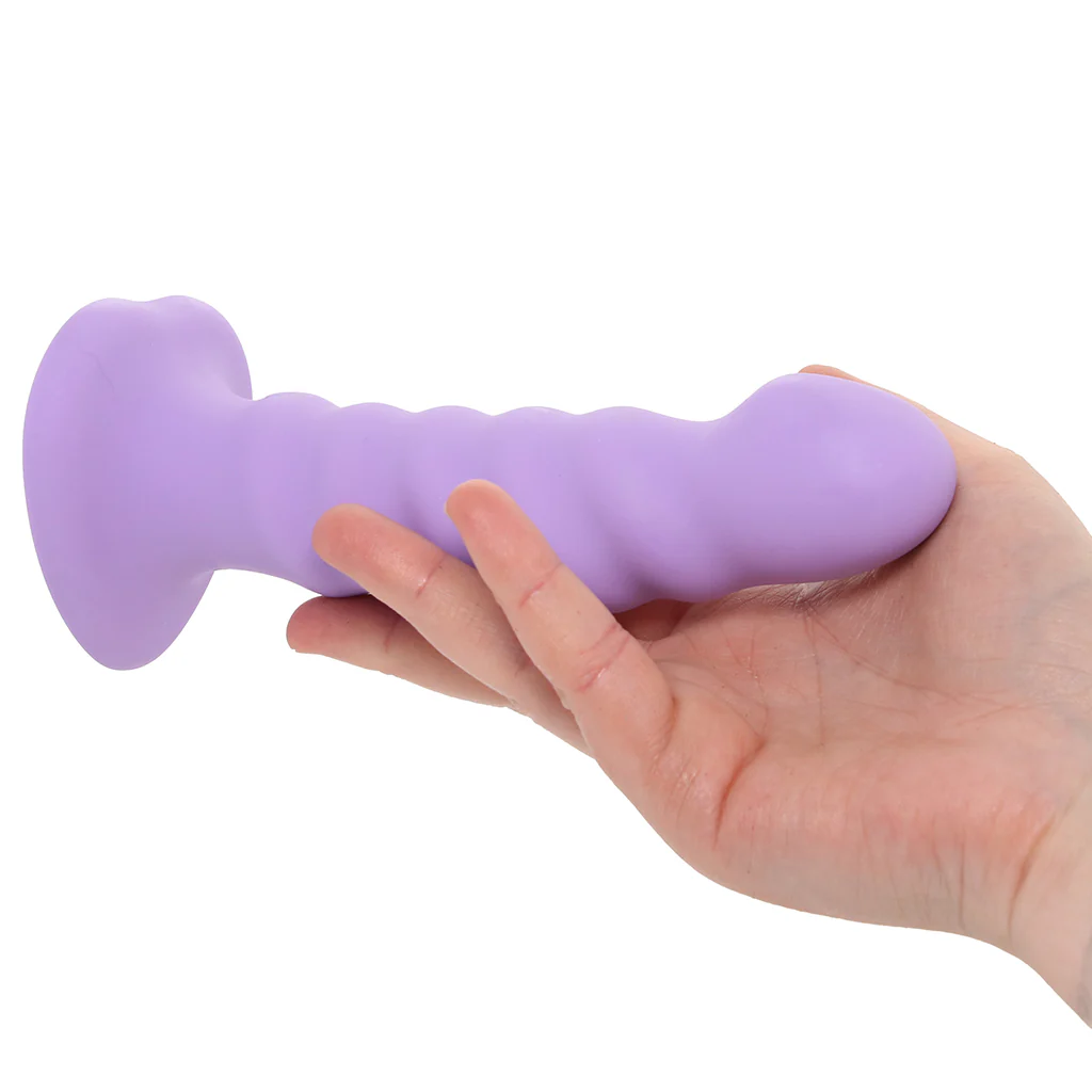 Colours 6 Inch Ribbed Remote Vibe in Purple - Image 4