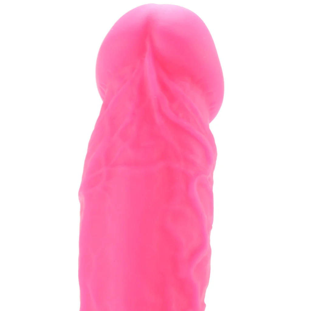 Colours 8 Inch Dual Density Silicone Dildo in Pink - Image 2