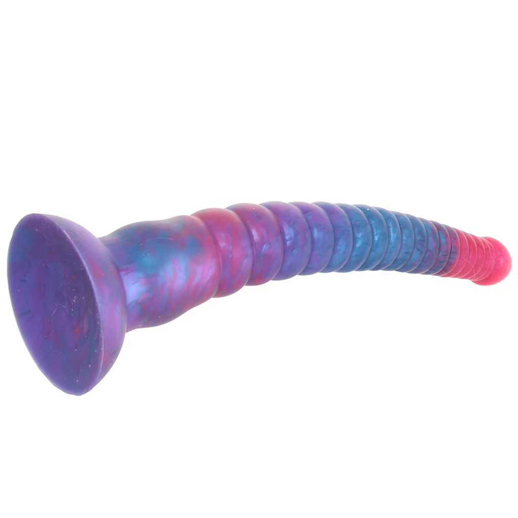 Colours Stacked 12 Inch Dildo in Pink/Blue - Image 5