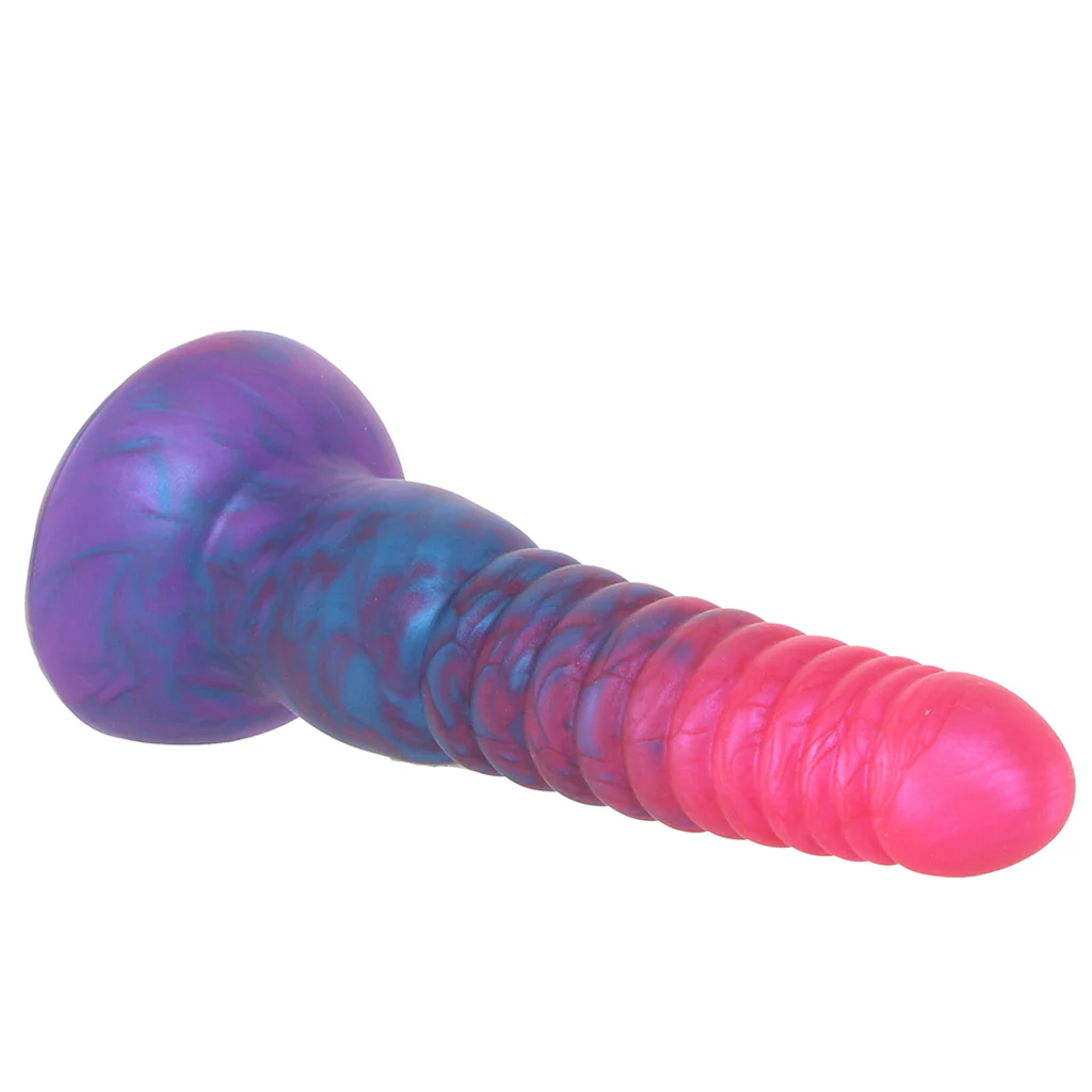 Colours Stacked 6 Inch Dildo in Pink/Blue - Image 2