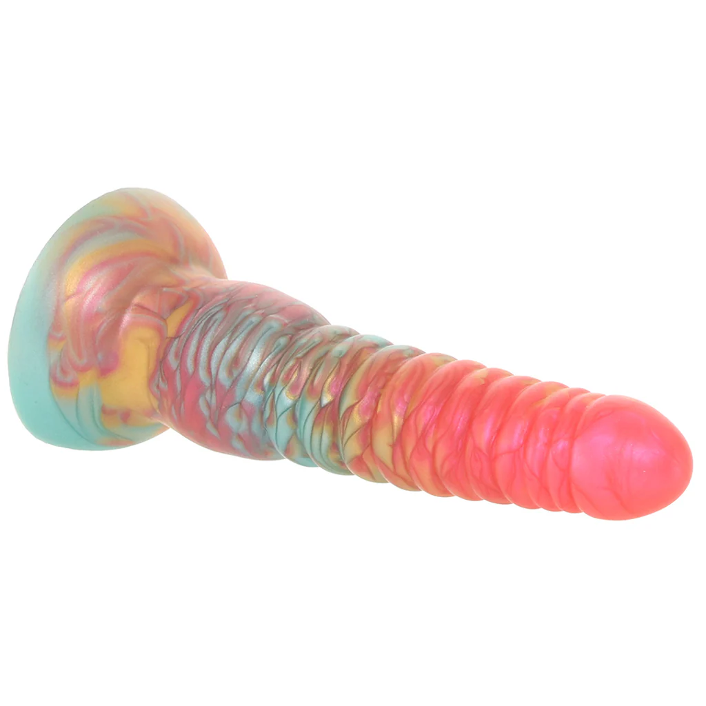 Colours Stacked 6 Inch Dildo in Red/Gold - Image 2