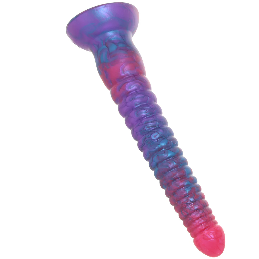 Colours Stacked 9 Inch Dildo in Pink/Blue - Image 3