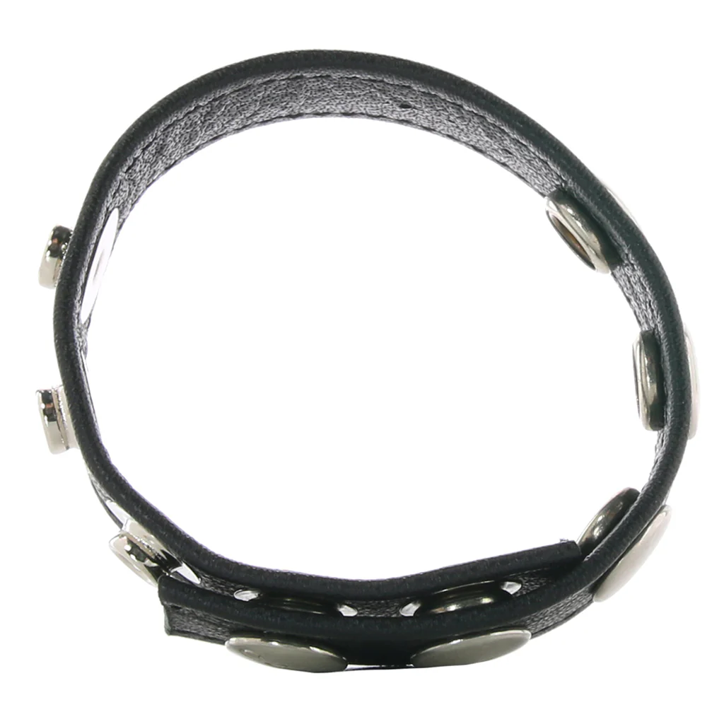 Colt 5 Snap Leather Cock Ring - Image 4