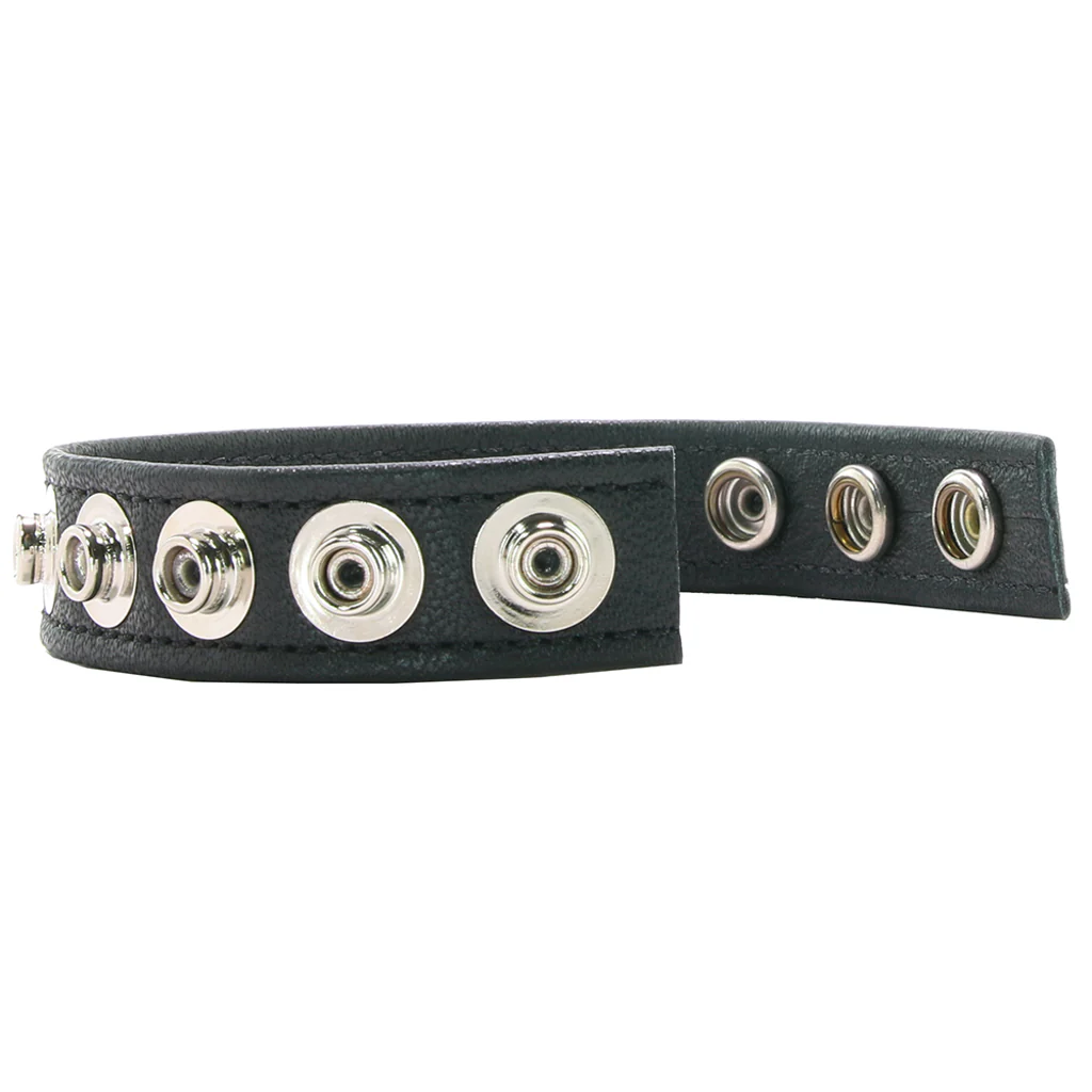 Colt 5 Snap Leather Cock Ring - Image 5