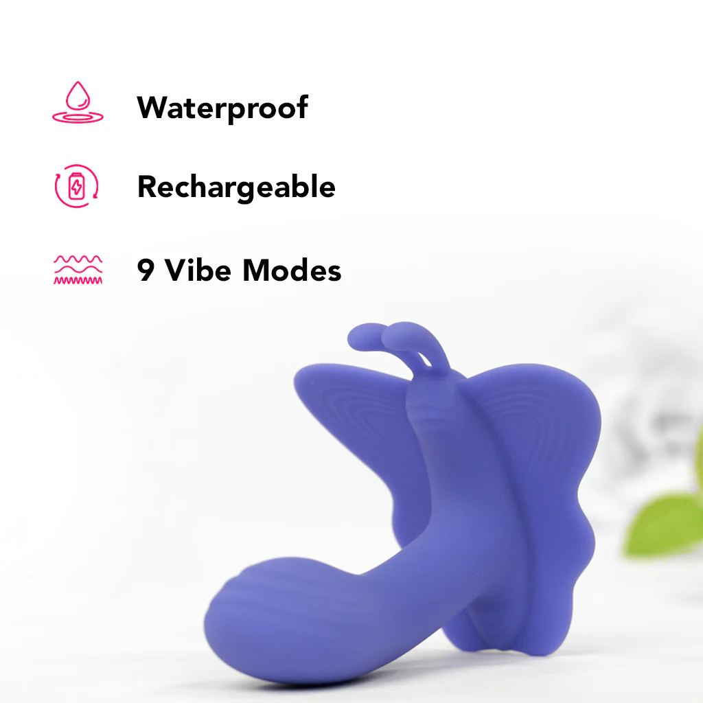 Connect App Controlled Venus Butterfly Wearable Vibe - Image 7