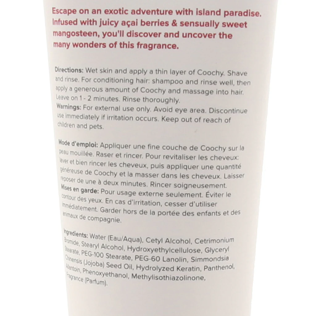 Coochy Shave Cream 7.2oz/213ml in Island Paradise - Image 5