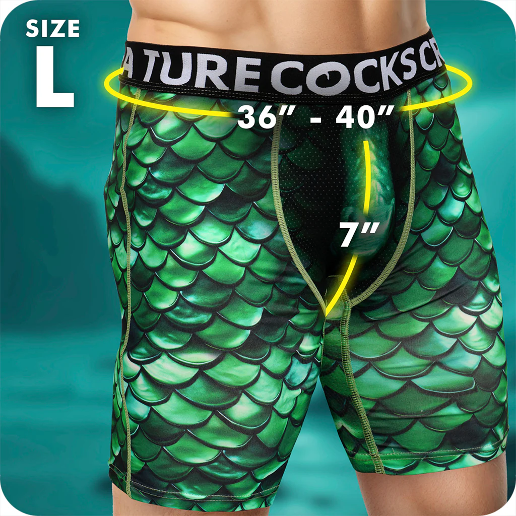 Creature Cocks Cockness Lake Monster Boxer Shorts - Image 6