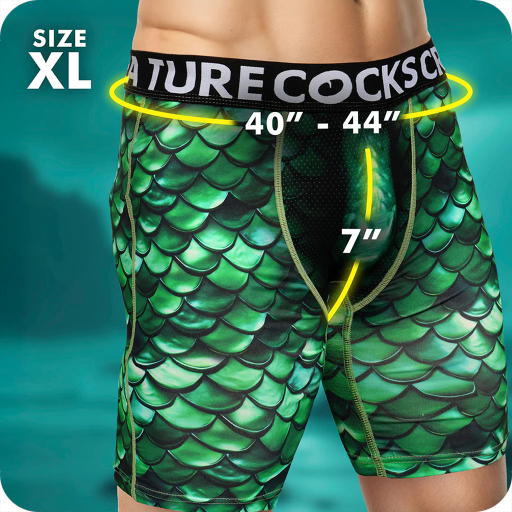Creature Cocks Cockness Lake Monster Boxer Shorts - Image 6