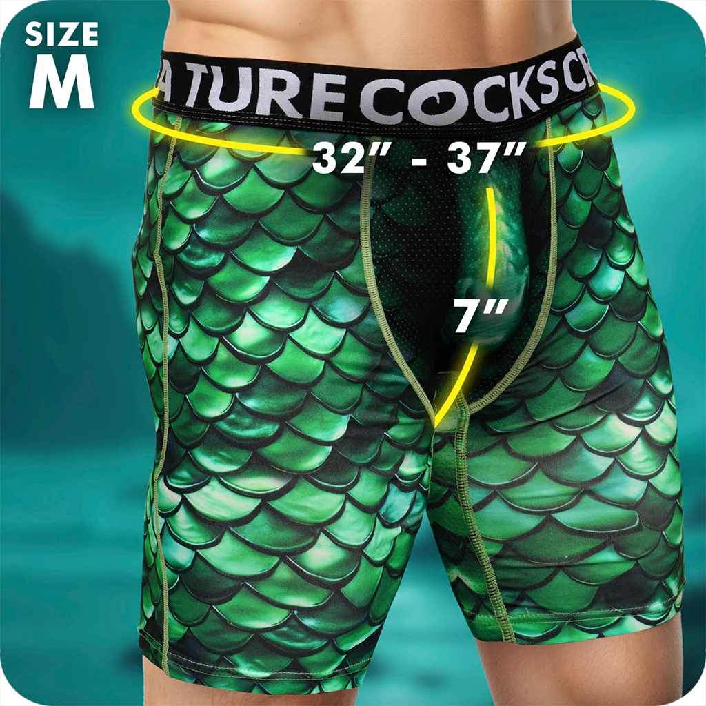 Creature Cocks Cockness Lake Monster Boxer Shorts - Image 6