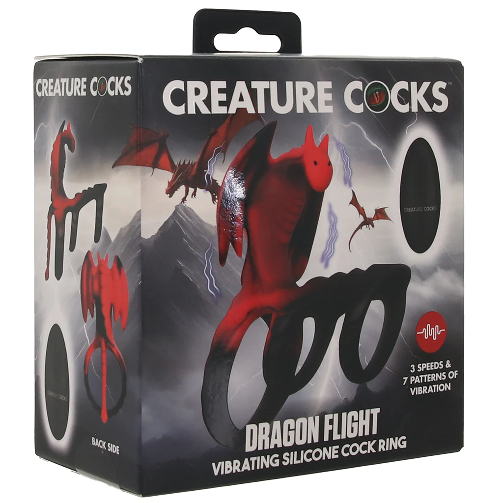Creature Cocks Dragon Flight Vibrating Cock Ring - Image 9
