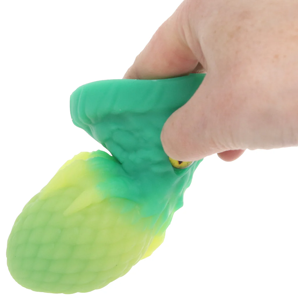Creature Cocks Eye of the Dragon Silicone Plug in Green - Image 8
