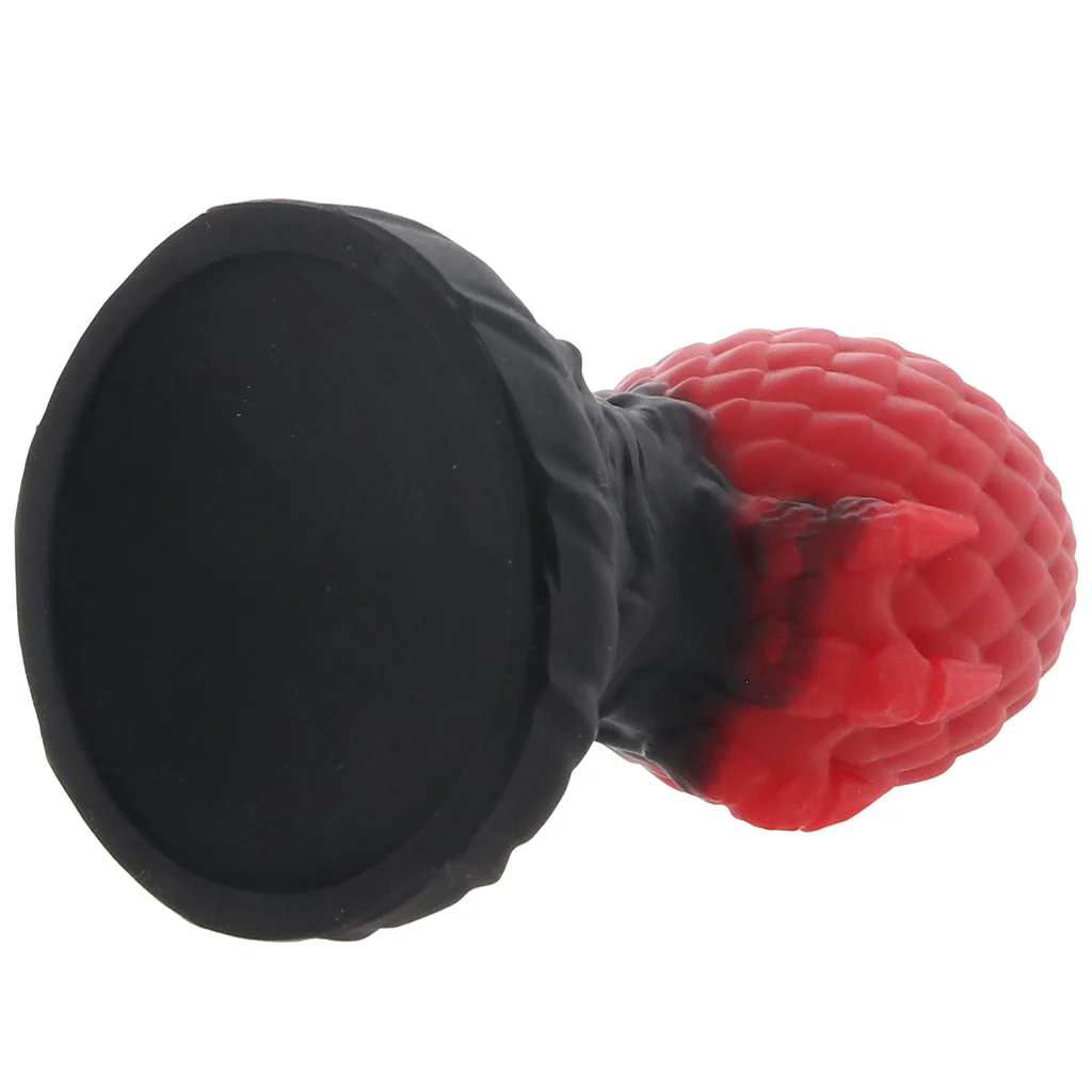 Creature Cocks Eye of the Dragon Silicone Plug in Red - Image 5