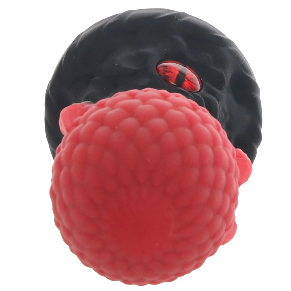 Creature Cocks Eye of the Dragon Silicone Plug in Red - Image 7