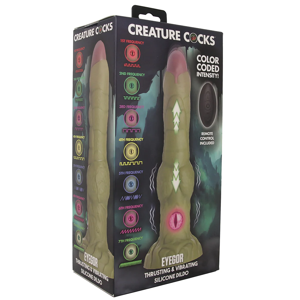 Creature Cocks Eyegor Thrusting Silicone Vibe - Image 8