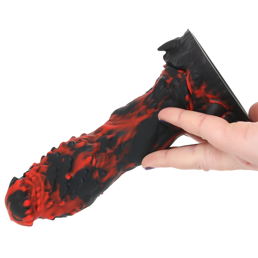 Creature Cocks Inferno Cock Vibrating Silicone Dildo - Image 4