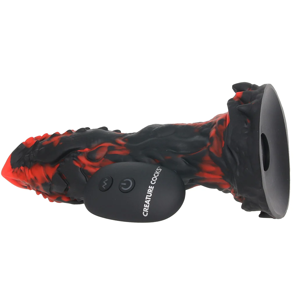 Creature Cocks Inferno Cock Vibrating Silicone Dildo - Image 5