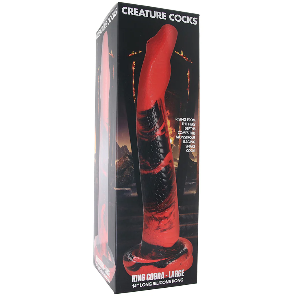 Creature Cocks King Cobra Large Silicone Dildo - Image 6