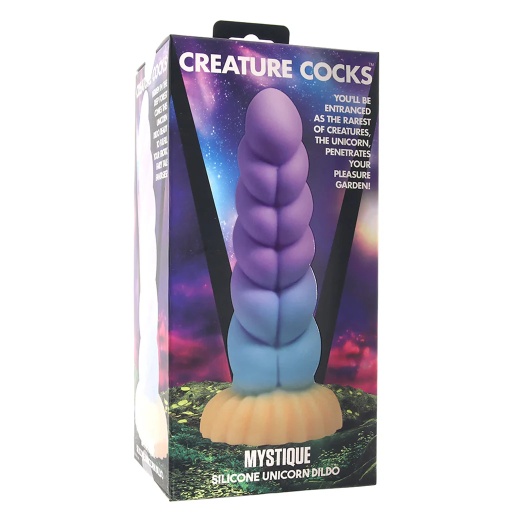 Creature Cocks Mystique Unicorn Silicone Dildo - Image 9