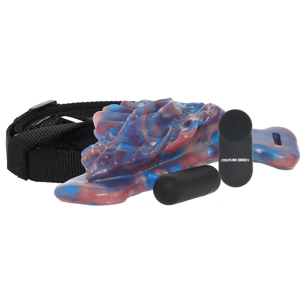 Creature Cocks Siren Snatch Silicone Strap-On Vibe - Image 3