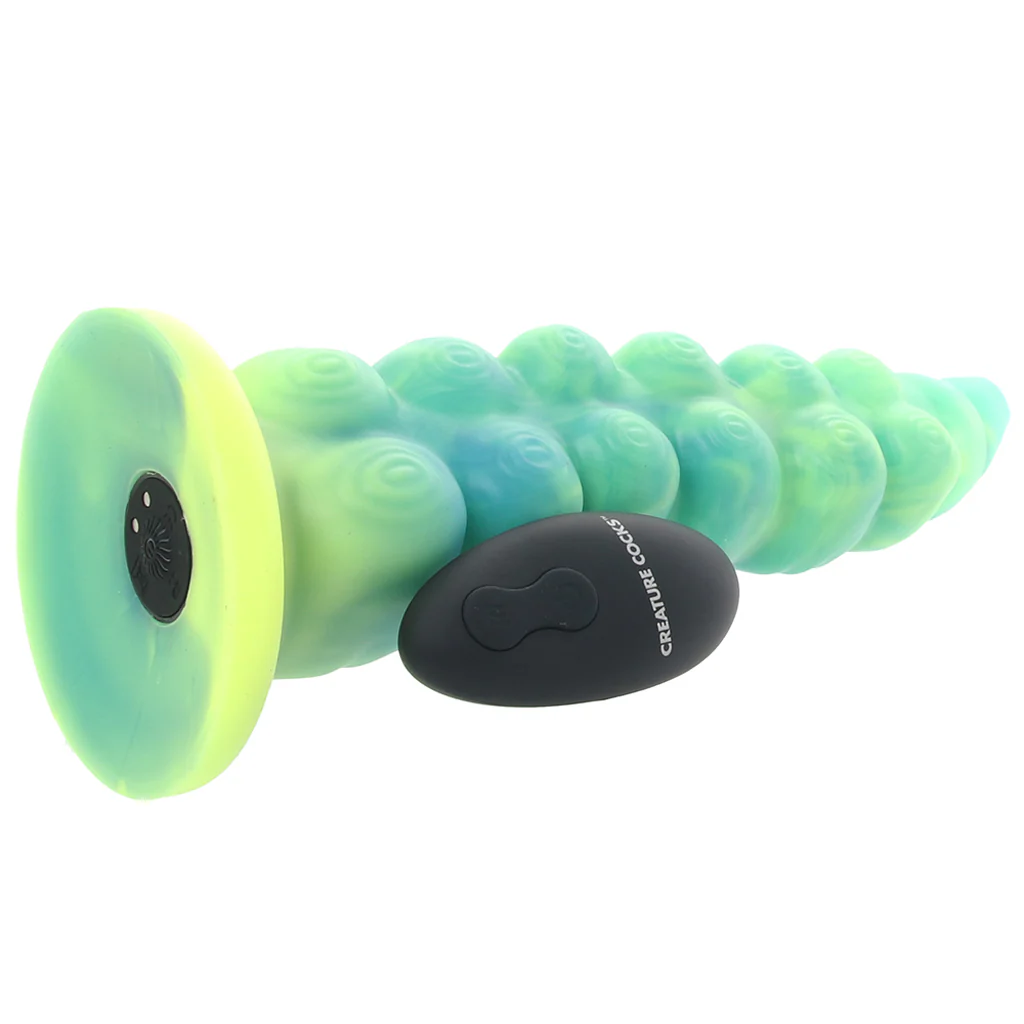 Creature Cocks Squirmer Thrusting & Vibrating Dildo - Image 5