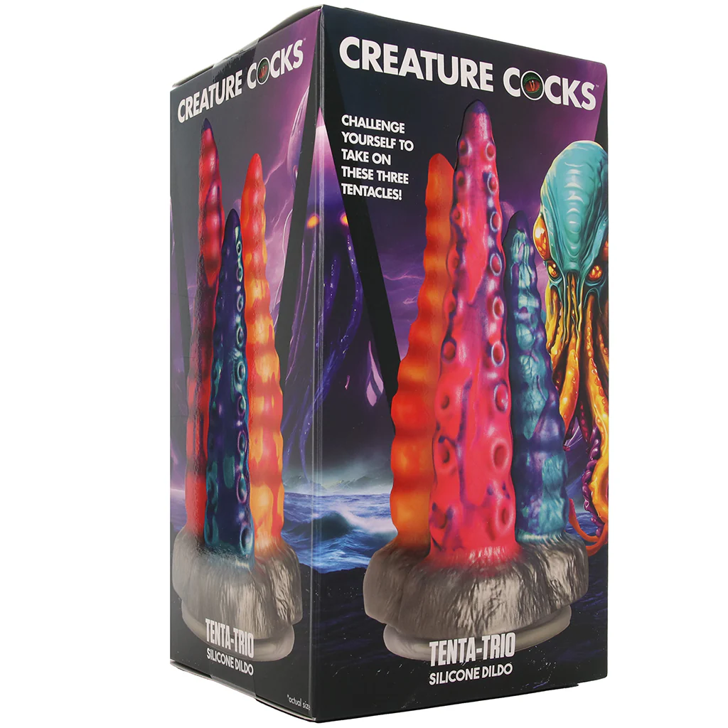 Creature Cocks Tenta-Trio Silicone Dildo - Image 9
