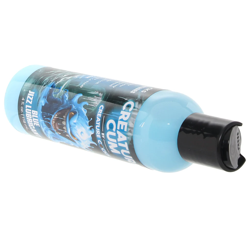 Creature Cum Water-Based Blue Lube in 4oz/118ml - Image 2