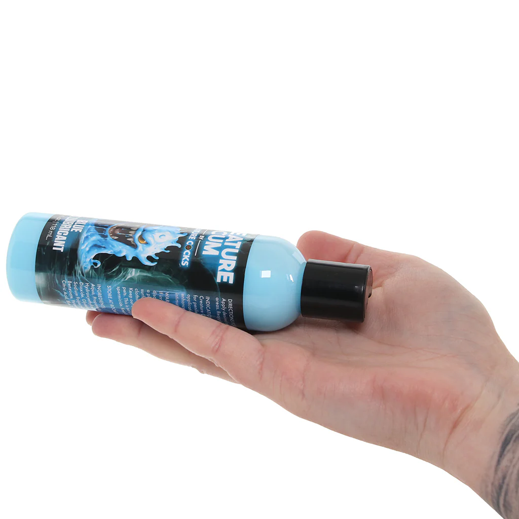 Creature Cum Water-Based Blue Lube in 4oz/118ml - Image 4