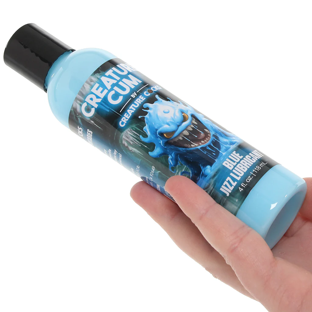 Creature Cum Water-Based Blue Lube in 4oz/118ml - Image 8