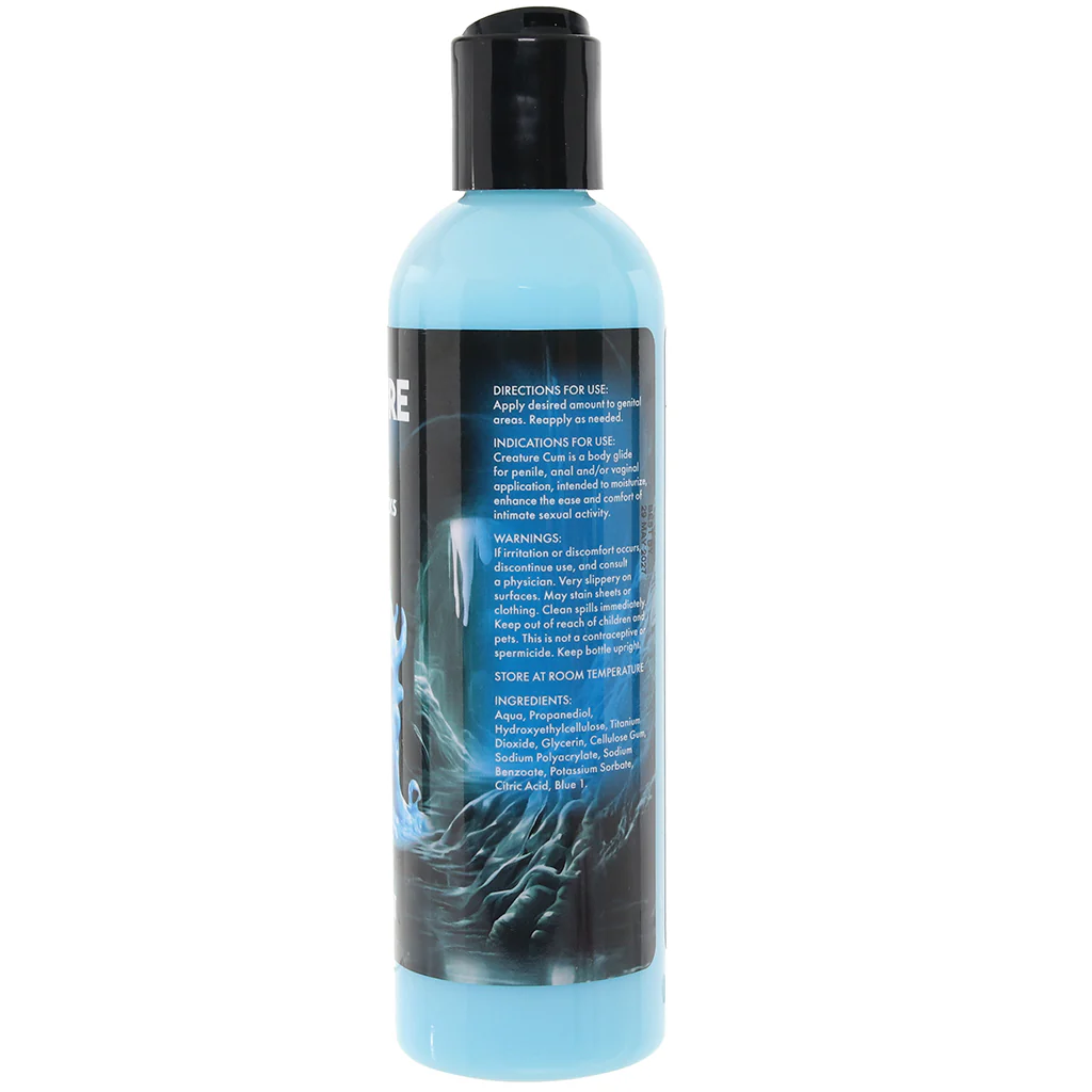 Creature Cum Water-Based Blue Lube in 8oz/237ml - Image 3
