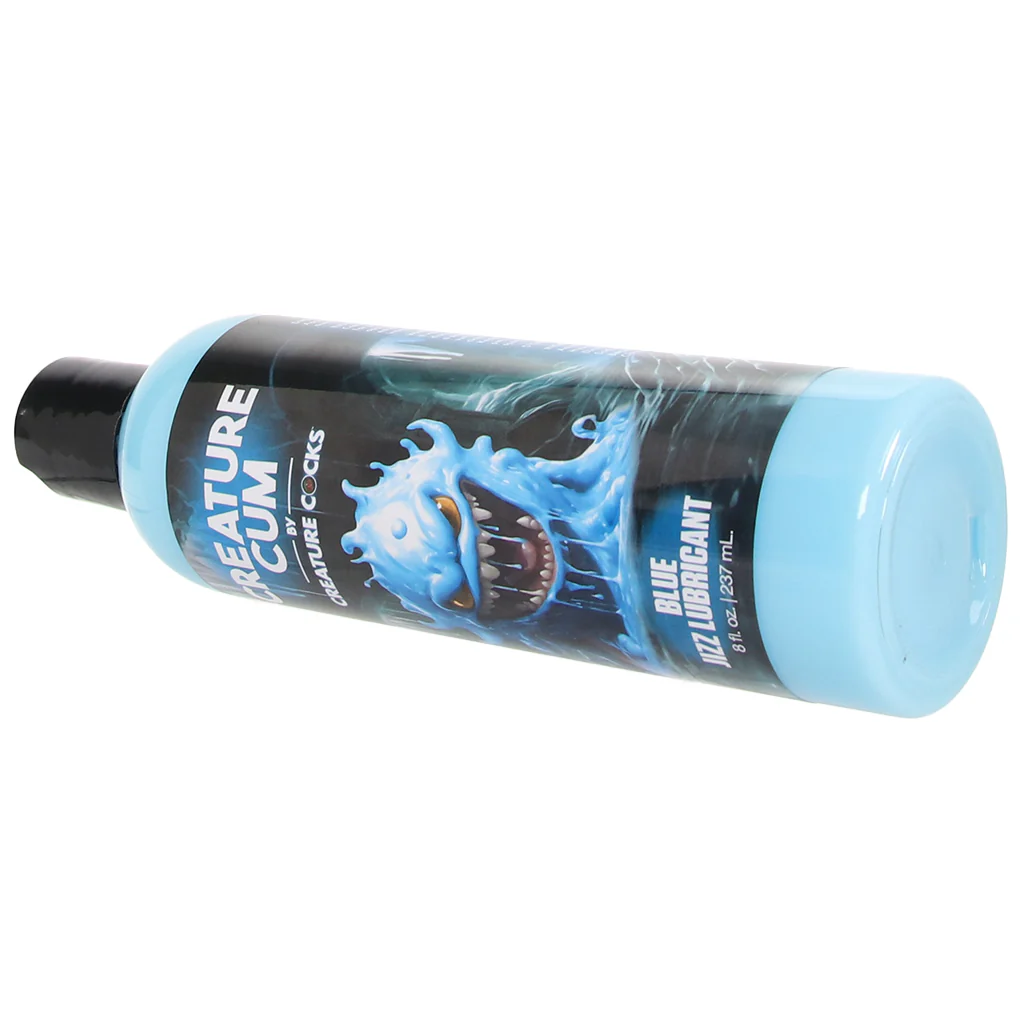 Creature Cum Water-Based Blue Lube in 8oz/237ml - Image 5
