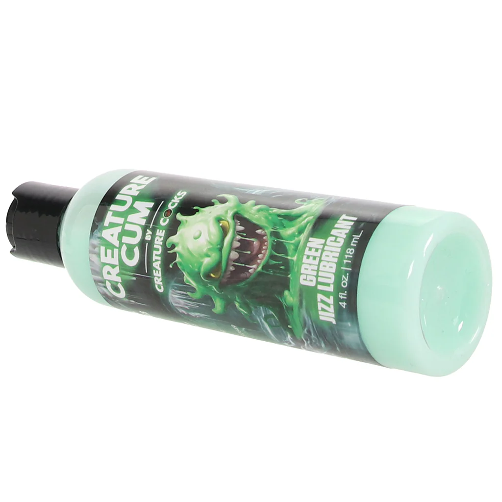 Creature Cum Water-Based Green Lube in 4oz/118ml - Image 5