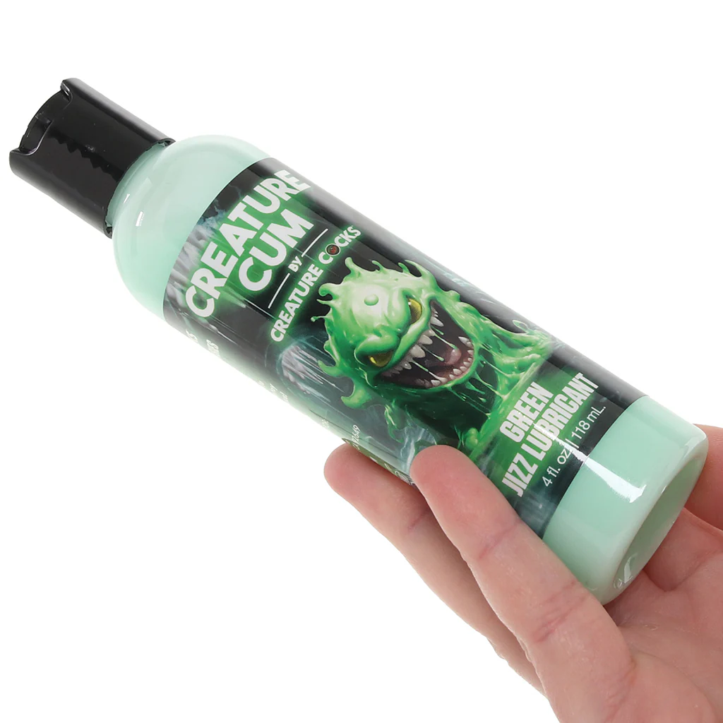 Creature Cum Water-Based Green Lube in 4oz/118ml - Image 8