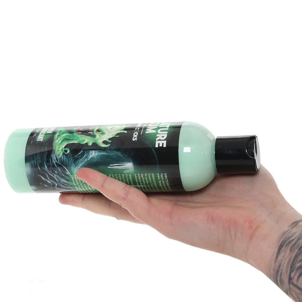 Creature Cum Water-Based Green Lube in 8oz/237ml - Image 4