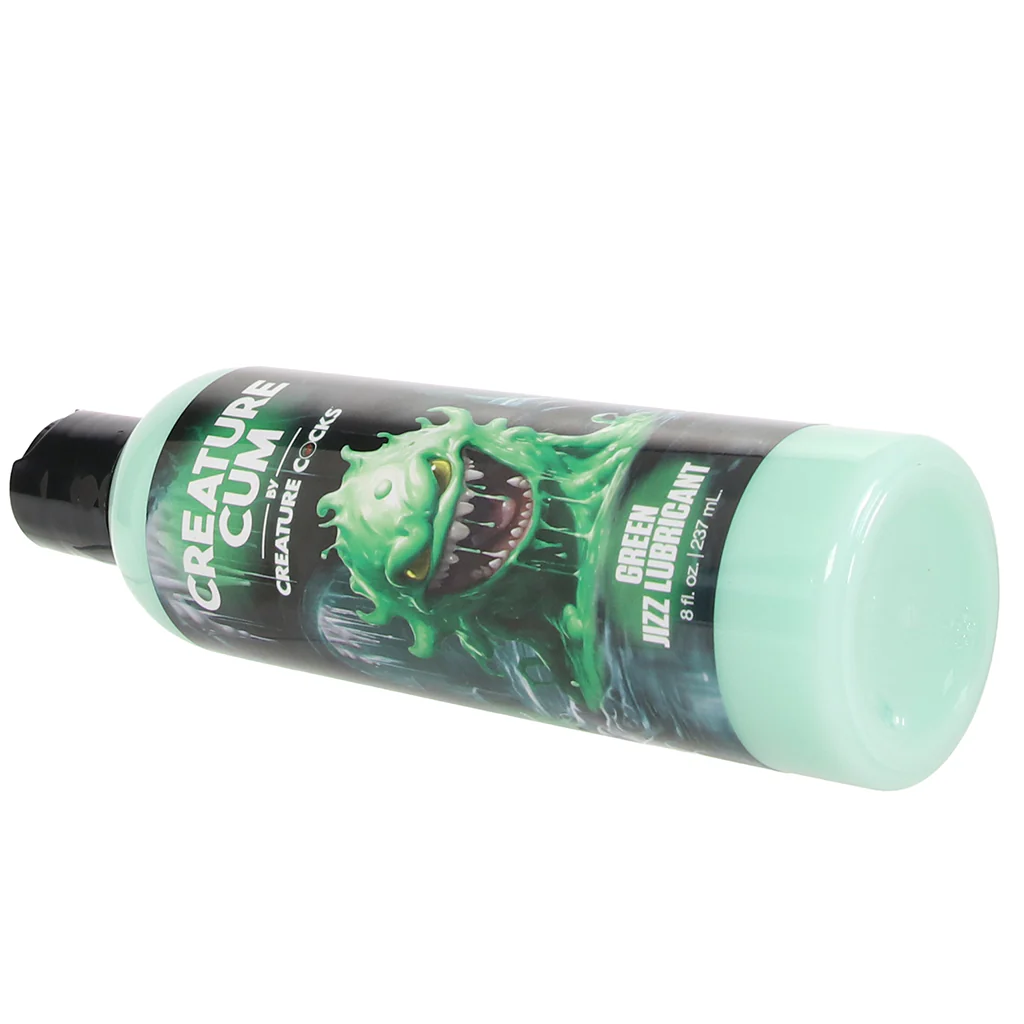 Creature Cum Water-Based Green Lube in 8oz/237ml - Image 5
