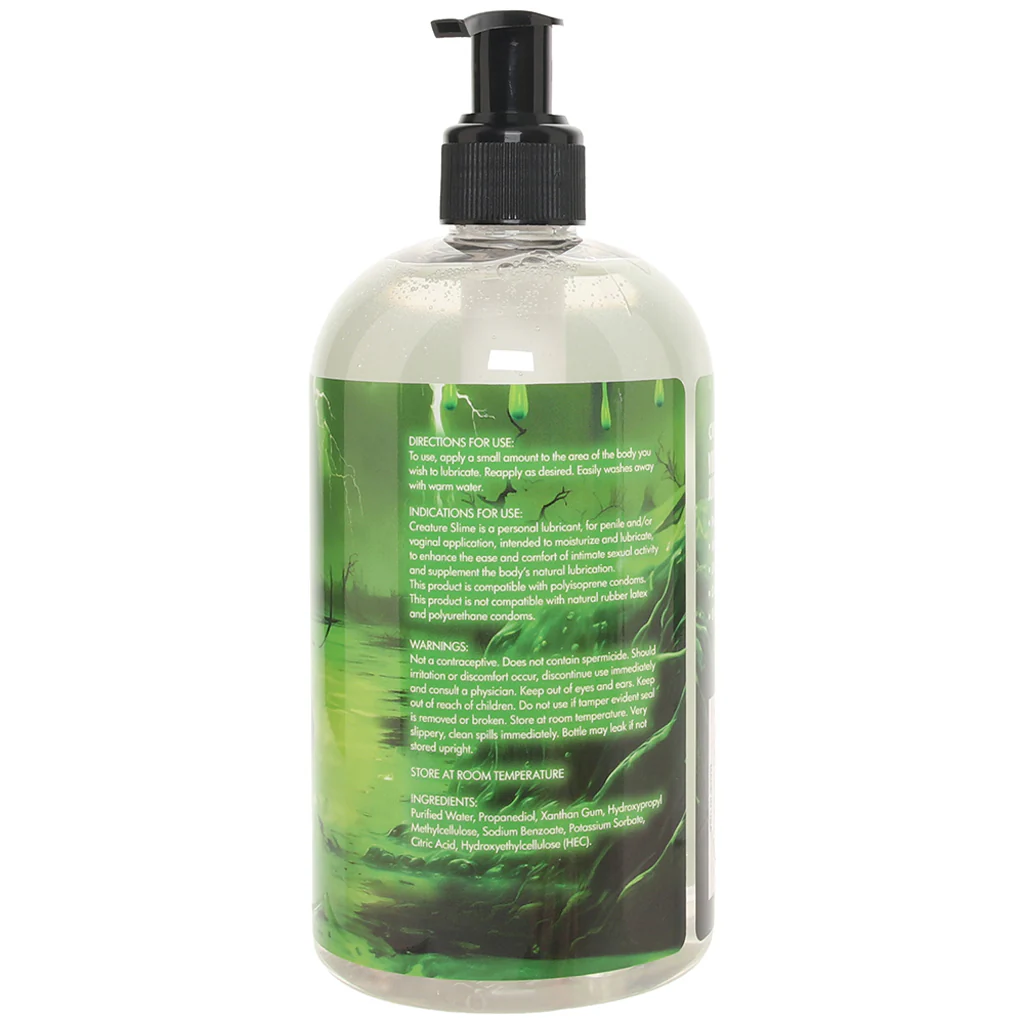Creature Slime Water-Based Lube in 16oz/473ml - Image 3